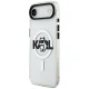 Karl Lagerfeld IML Choupette Sketch Logo MagSafe vāciņš iPhone Air, caurspīdīgs