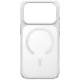 Uniq Hybrid MagClick Charging Veren vāciņš iPhone 18 Pro / 17 Pro, balts (Chalk Frost)