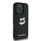Apple iPhone 16 Pro Max 6.9\'\' Karl Lagerfeld Monogram Choupette Head Pin Cover Case, Black | Telefona Vāciņš...