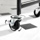 3-Tier Rolling Cart Mobile Storage Organizer, Black