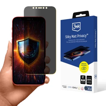 Защитное стекло 3mk Silky Matt Privacy для Apple iPhone 12
