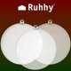 Ruhhy 10cm Transparent Fillable Christmas Baubles, 5 pcs