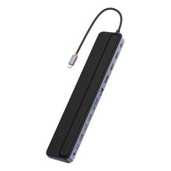 Baseus EliteJoy Gen2 универсальный 12-в-1 USB HUB с 25 см кабелем USB-C, подставкой...