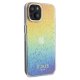 Guess iPhone 13 / 14 / 15 Case IML Faceted Mirror Disco Iridescent, Multicolour