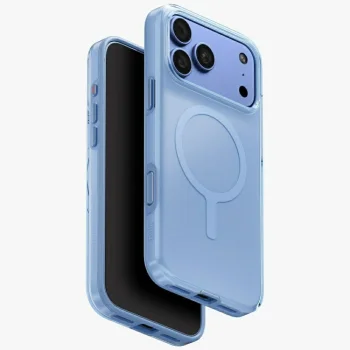 Чехол Uniq Clario Magclick Charging для iPhone 18 Pro Max / 17 Pro Max, синий