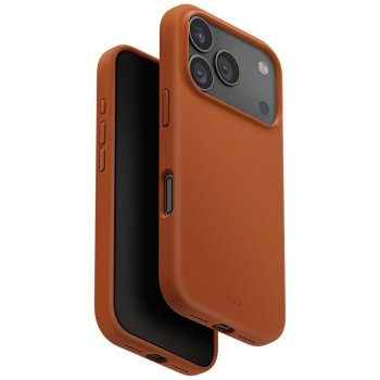 Uniq iPhone 17 Pro vāciņš Lino Magclick Charging, oranžs