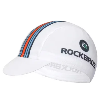 Велосипедная кепка Rockbros MZ10022 с козырьком, белая