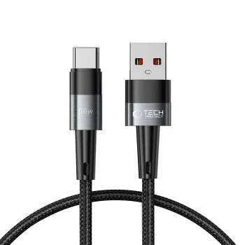Tech-Protect UltraBoost USB-C / USB-A kabelis 66W 6A 0.25m, pelēks