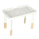 Lulilo Ludo 2-in-1 Wooden Sensory Table & Activity Board, Pink