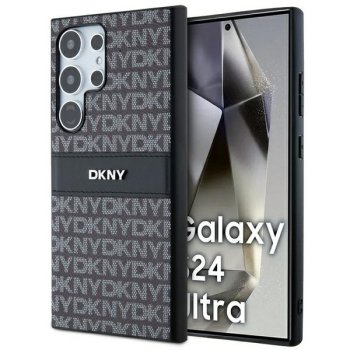 Чехол DKNY для Samsung Galaxy S24 Ultra Mono Stripe & Metal Logo, черный