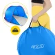 Pašatveroša pludmales telts 4FIZJO Pop-Up zili sarkana