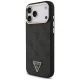 Guess 4G Triangle Logo MagSafe vāciņš iPhone 18 Pro Max un 17 Pro Max, melns ar zeltainu