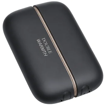 Магнитная электрическая грелка для рук 2-в-1 USB, черная