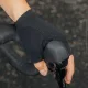 Velo cimdi Rockbros TLS004 ROAD TO SKY ar īsiem pirkstiem, izmērs M, melni
