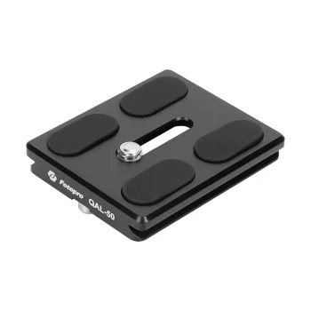 Fotopro QAL-50 ātrās fiksācijas plāksne, Arca-Swiss, 1/4", melna