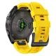 Tech-Protect silikona siksniņa Garmin Fenix 5X / Plus 6X Pro 7X 8 (51 mm) - dzeltena | Silicone Strap for Yellow