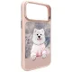 Nimmy Gentle Pets MagSafe Vāciņš iPhone 17 Pro - Rozā Suns | Phone Case Cover