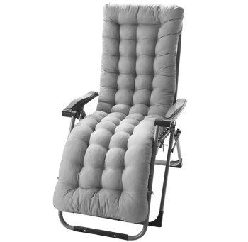 Dārza spilvens zvilnim 165x50 cm, pelēks