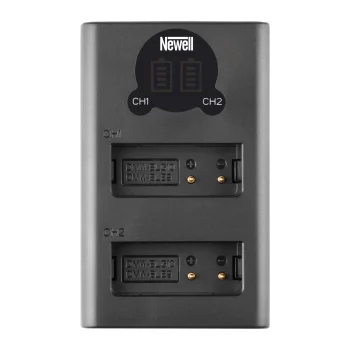 Newell DL-USB-C divu kanālu lādētājs DMW-BLG10 akumulatoriem