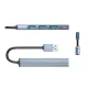Orico AH-A13 USB-A centrmezgls (1x USB 3.0, 3x USB 2.0), pelēks