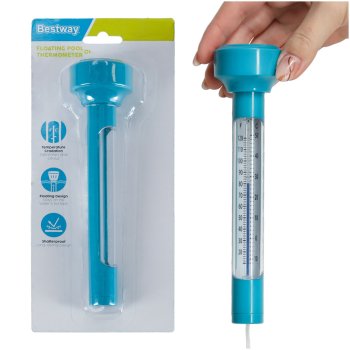 Bestway 58072 peldošs baseina termometrs, zils
