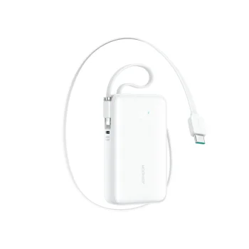 Ārējais akumulators Joyroom JR-PR2L 10000mAh 35W ar USB-C un Lightning, balts