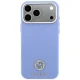 Guess Grained Round Strass Logo MagSafe vāciņš iPhone 18 Pro Max / 17 Pro Max, melns