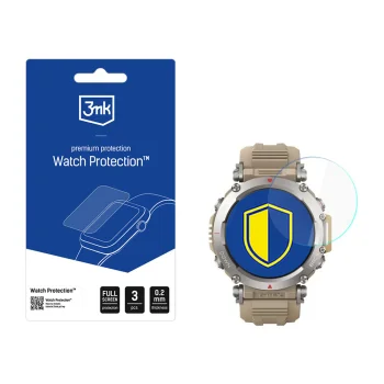 3mk FlexibleGlass hibrīda aizsargstikls Amazfit T-Rex Ultra viedpulkstenim