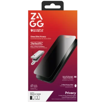 ZAGG Invisibleshield Glass Elite privātuma aizsargstikls iPhone 17