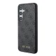Guess Samsung Galaxy S24 Case 4G Metal Gold Logo, Black