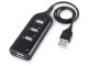 USB Centrmezgls Ar 4 USB 2.0 Portiem Datoram un Klēpjdatoram | USB Hub with 4 USB 2.0 Ports for PC and Laptop