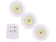 Wireless LED Puck Lights with Remote Control, Battery Operated (3 Pack)