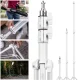 Gaismas statīvs Newell Taranis 200 cm ar somu, balts