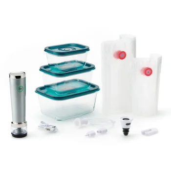 Solis Vac Stick S0401 Vacuum Sealer Starter Set, 13 Pieces