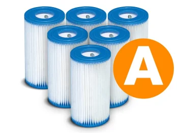 Бумажные фильтры Intex 29000 типа A для насоса бассейна, 6 шт.