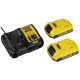 Аккумуляторная ударная дрель-шуруповерт DeWalt DCD709D2T-QW 18V 2x 2.0Ah