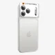 Kameras aizsargstikls Spigen Optik Pro XL Glas.tR EZ Fit priekš iPhone 18 Pro, sudraba