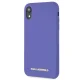 Karl Lagerfeld Silicone vāciņš Apple iPhone XR, violets