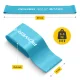 4Fizjo Mini Power Band Pretestības gumija, 0.6 mm, Zila (3-5 kg)