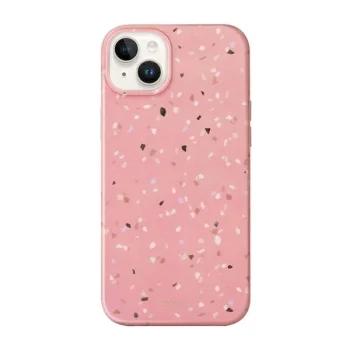 Uniq Coehl Terrazzo korpuss iPhone 14 - rozā krāsā | case for pink