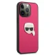 Karl Lagerfeld Ikonik Karl vāciņš iPhone 13 Pro / 13 6.1\", rozā