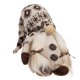 Ruhhy Standing Gnome with LED Light, 33 cm, Grey/Brown