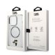 Karl Lagerfeld Transparent Case for iPhone 14 Plus with MagSafe