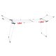 Massido Lydia Folding Clothes Airer, 27 m, White