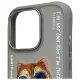 Nimmy Glasses Cool Cat vāciņš Apple iPhone 16 Pro, Pelēks