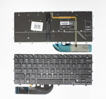 Dell XPS 13-9350 Keyboard, Black