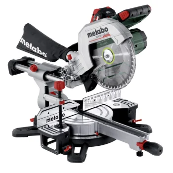 Аккумуляторная торцовочная пила Metabo KGS 18 LTX BL 254 с протяжкой, 2x 8.0...