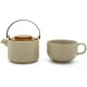 Чайный набор Bredemeijer Tea-for-one Umea 0.5 л 142024, бежевый