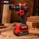 OPEX TOOLS OPX28011 Bezoglīšu akumulatora triecienurbjmašīna 21V 50Nm 2x 3.0Ah