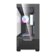 Datora korpuss Darkflash DS900 AIR + 6 ARGB ventilatori, melns